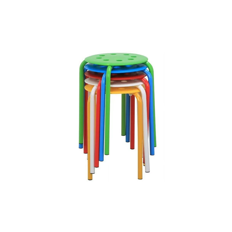 Stackable clearance plastic stools